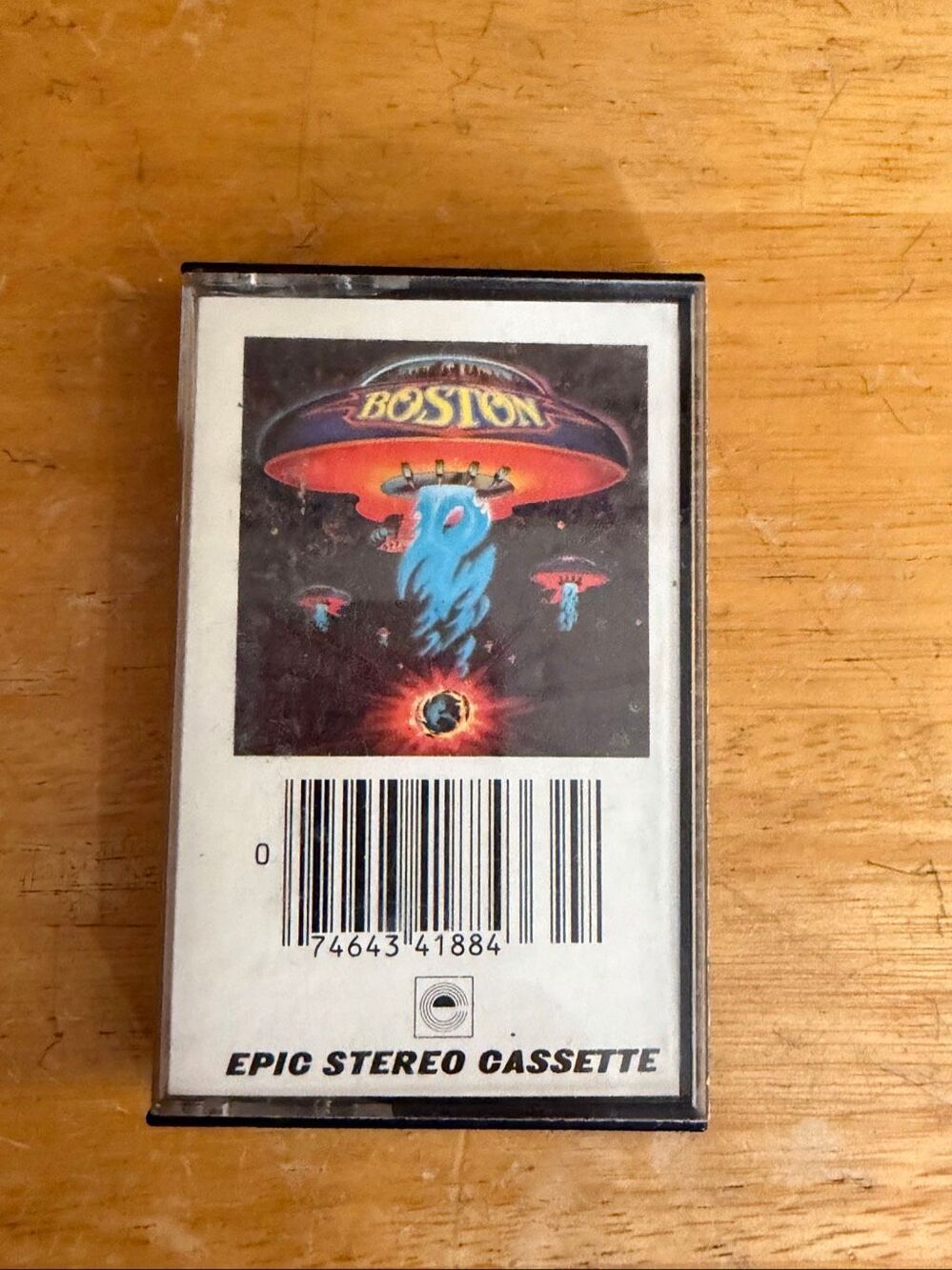 Boston Self-Titled Boston Vintage Cassette Tape Epic Records Classic Rock (9095)